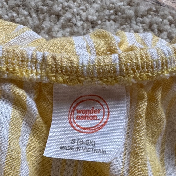 Chenault Lemon Print and Striped Kids Dresses - Picture 5 of 6